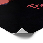 Prachtige zonsondergang in Texas Poster (Hoek)