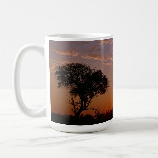 Prachtige zonsondergang koffiemok (Links)