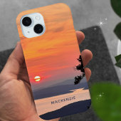 Prachtige zonsondergang op Mountain Lake Case-Mate iPhone Case