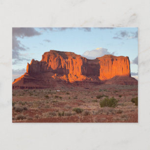 Prachtige zonsondergang shot van Monument Valley Briefkaart
