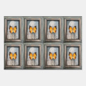 Prachtige zwart-bordered Charaxes Butterfly Inpakpapier Vel (Voorkant)