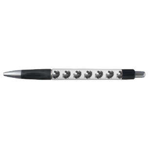 Prachtige Zwarte Paardenkop Pen