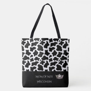 Prachtkroon Boodschappentas-Koeienprint Draagtas