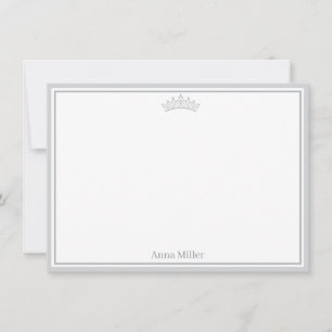 Prachtkroon Platte Notitiekaart Notitiekaartje