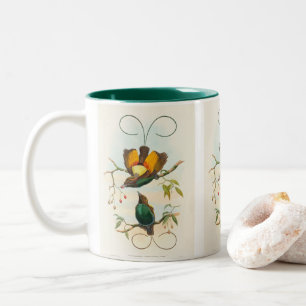 Prachtparadijsvogel door John Gould Tweekleurige Koffiemok