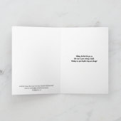 Prachts mooie blauwe lucht kruis doopkaart kaart (Binnen)