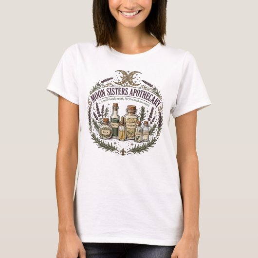 Practical Magic Moon Sisters Dames Basic T-shirt (Voorkant)