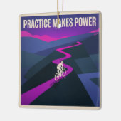 Practice Makes Power Keramisch Ornament (Links)