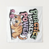 Practice Makes Power Wandkleed (Voorkant (horizontaal))