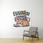 Practice Makes Power Wandkleed (In situ)