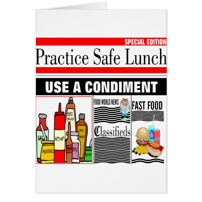 Practice Safe Lunch (Voorkant)