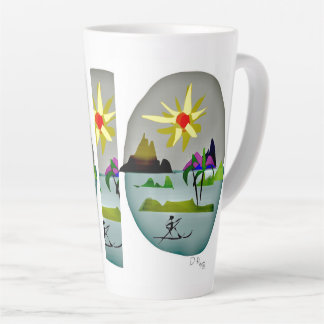 PracticeLove Latte Mug design par David Flynn