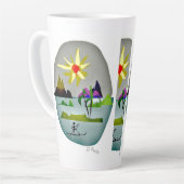 PracticeLove Latte Mug design par David Flynn (Angle gauche)