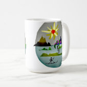PracticeLove Latte Mug design par David Flynn (Devant droit)