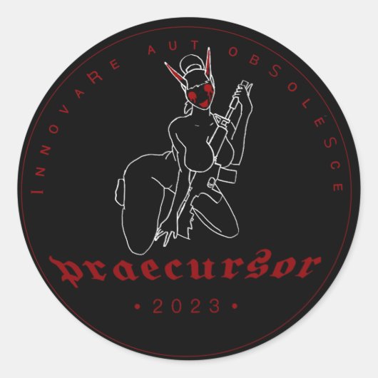Praecursor sticker (Voorkant)