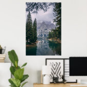 Pragser Wildsee (meer van Prags) Poster (Thuiskantoor)