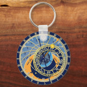 Prague Astrological Clock Sleutelhanger (Voorkant)