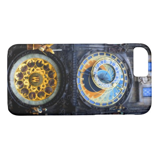 Prague Astronomical Clock Photo Case-Mate iPhone Case (Achterkant (Horizontaal))