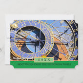 Prague & Bonne Année ! Carte de vœux /architecture (Devant)