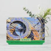 Prague & Bonne Année ! Carte de vœux /architecture (Debout devant)