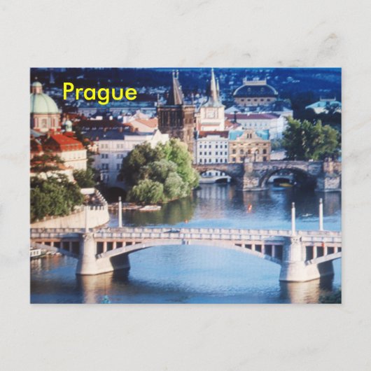 Prague briefkaart (Voorkant)