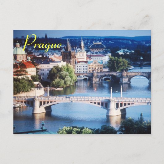 Prague briefkaart (Voorkant)