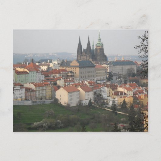 Prague Castle Briefkaart (Voorkant)