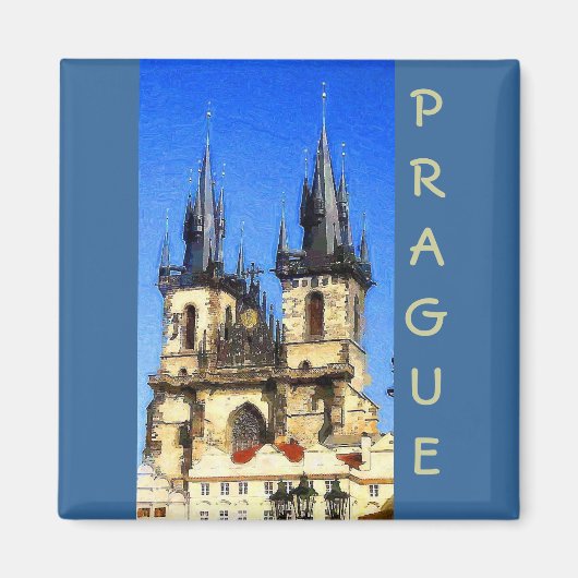 Prague Castle Magneet (Voorkant)