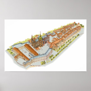 Prague Castle. Praag Tsjechië Poster