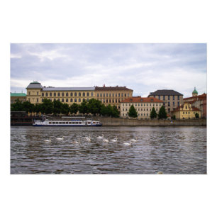 Prague Cityscape Foto Afdruk
