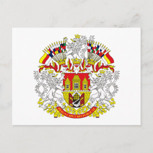 Prague Coat of Arms Briefkaart