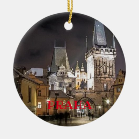 Prague Czech Republic Ornament (Voorkant)