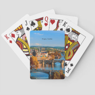 Prague Czechia Bridges Pokerkaarten