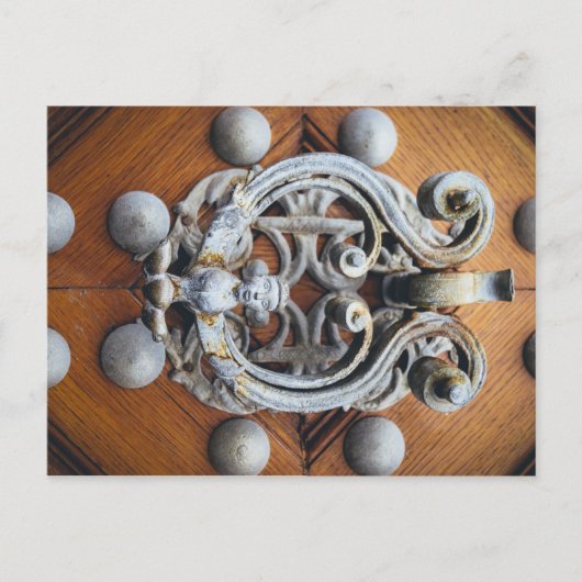 Prague Deurknop Briefkaart (Voorkant)