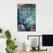 Prague Graffiti Poster (Thuiskantoor)