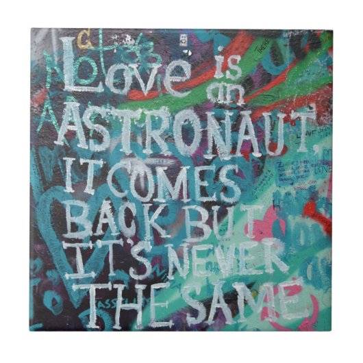 Prague Graffiti Tegeltje (Voorkant)