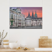 Prague - Hradcanske Poster du matin du Carré (Cuisine)