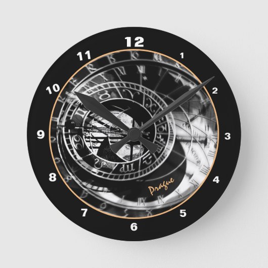 Prague Magic Orloj & Timeless Astronomical Clock Ronde Klok (Voorkant)