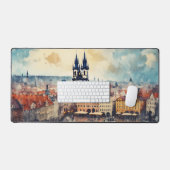 Prague nuit en République Tchèque (Clavier et souris)