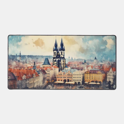 Prague nuit en République Tchèque (Recto)