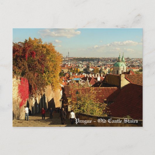 Prague - Old Castle Stairs Carte postale (Devant)