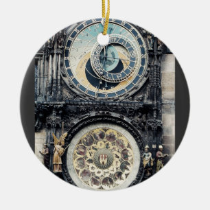 Prague Orloj Keramisch Ornament