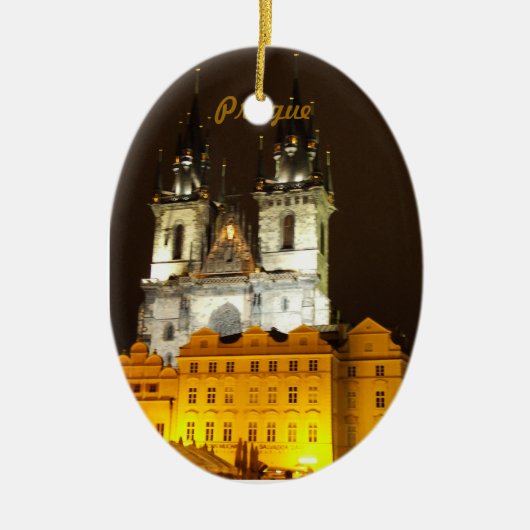 Prague Ornament Our Lady of Tyn (Voorkant)