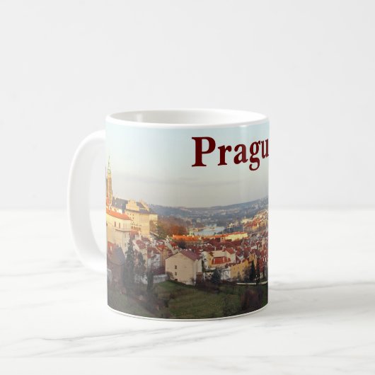 Prague panorama koffiemok (Voorkant links)