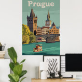 Prague Poster (Thuiskantoor)