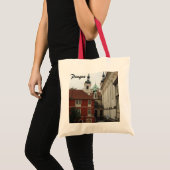 Prague Red White Canvas tas (Voorkant (product))