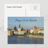 Prague République tchèque Carte postale (Devant / Derrière)