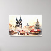 Prague, République Tchèque - Impression en toile é (Recto)