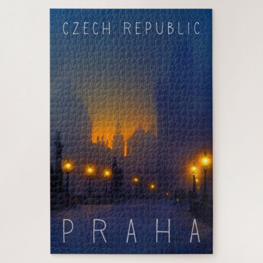 Prague, République tchèque, Praha puzzle (Vertical)