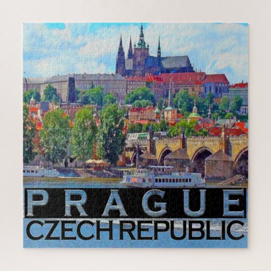 Prague Square Puzzle Legpuzzel (Verticaal)